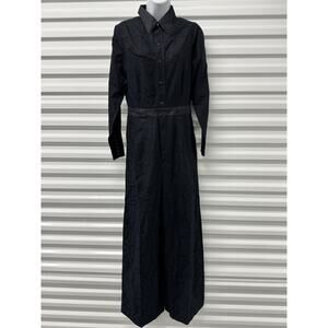RRL Ralph Lauren Paisley Western Jumpsuit Black Coverall 2